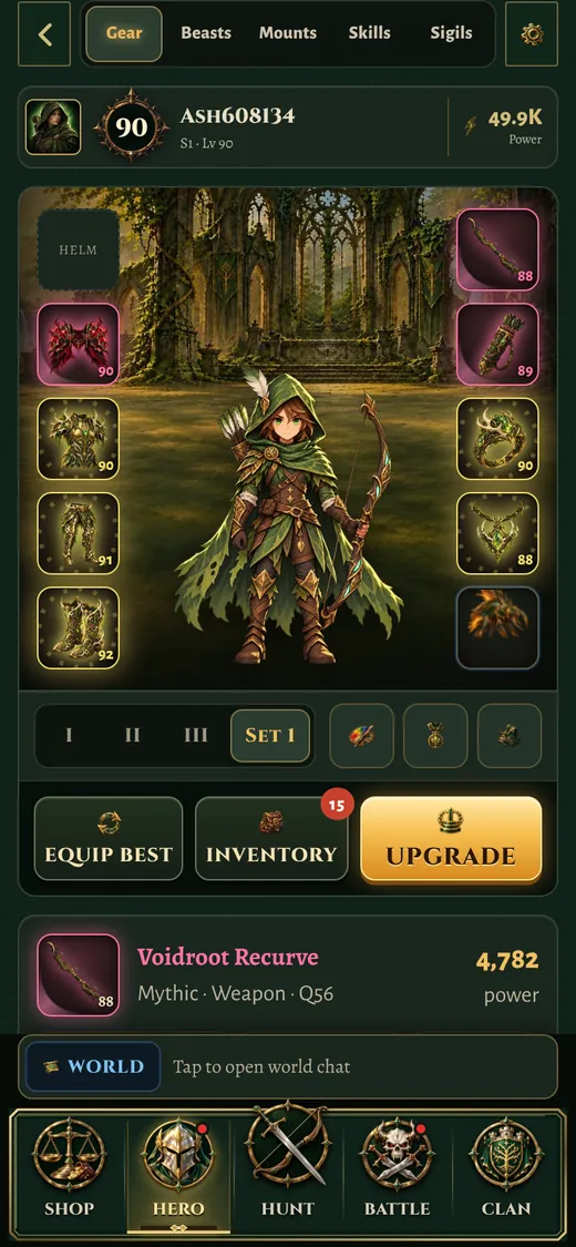 Ten gear rarities, sockets and gems